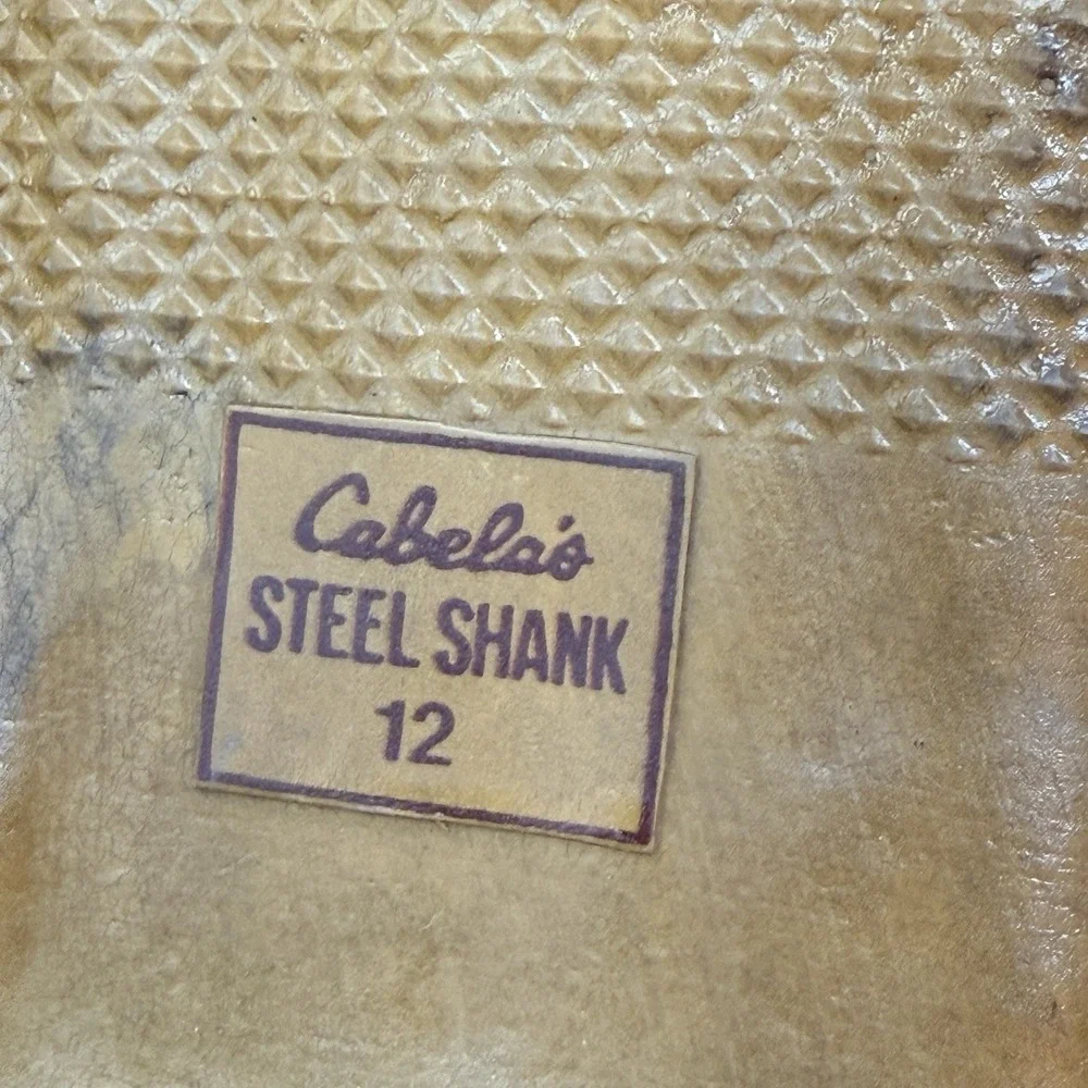 Cabela's Steel Shank Duck Boots Men's Size 12 Rain Boot